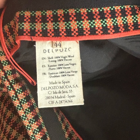 DELPOZO | Plaid wool skirt | size 44 - Picture 9 of 9